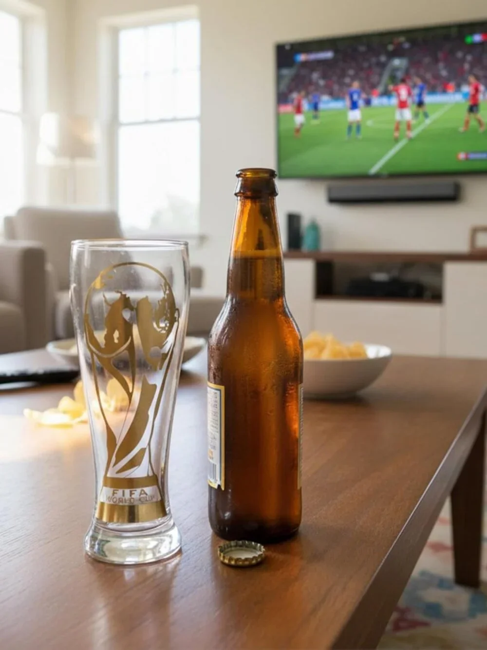 Official FIFA World Cup 2026 Edition 11oz Trophy Beer Glass, Historic Item - Picture 6 of 7